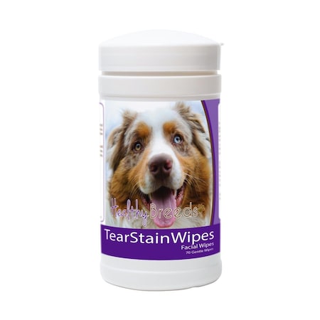 Pamperedpets Australian Shepherd Tear Stain Wipes PA3486494
